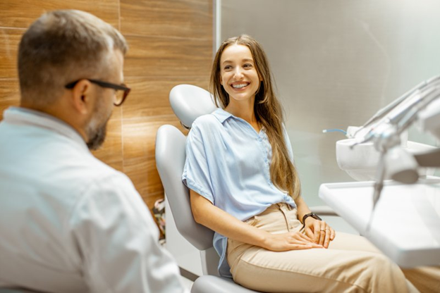 A dentist Offering a Free Dental Consultation for the patient