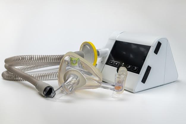 A Picture of a Sleep Apnea Machine
